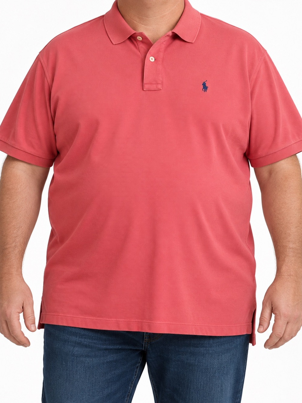 Polo Ralph Lauren Men’s Coral Pink Polo Shirt | 4XLT Tall
